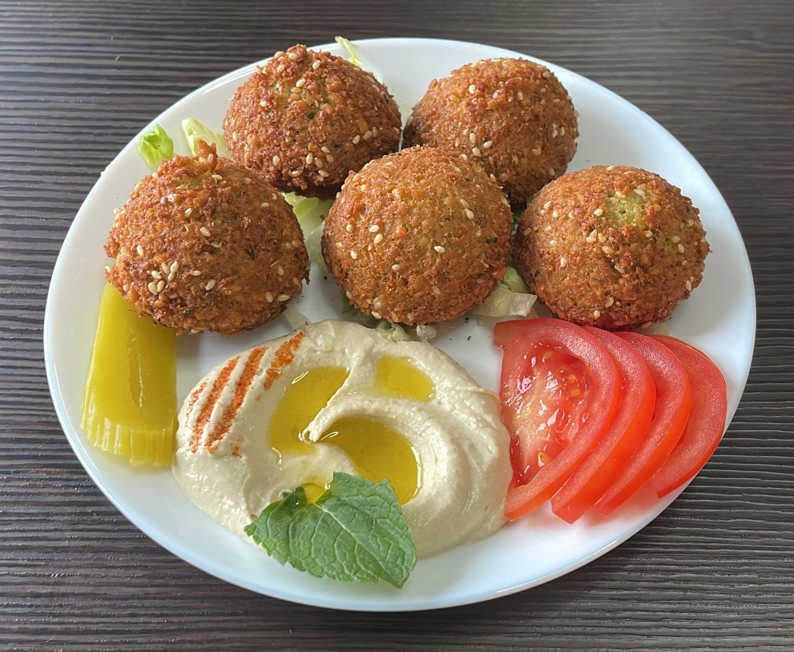 Portion falafel