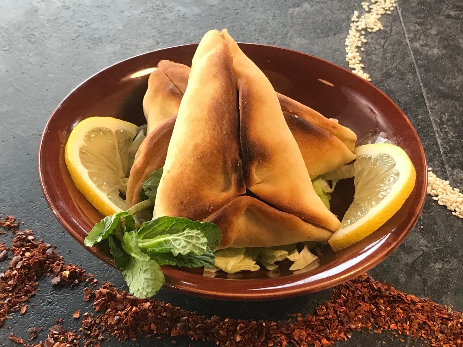 Fatayer épinards